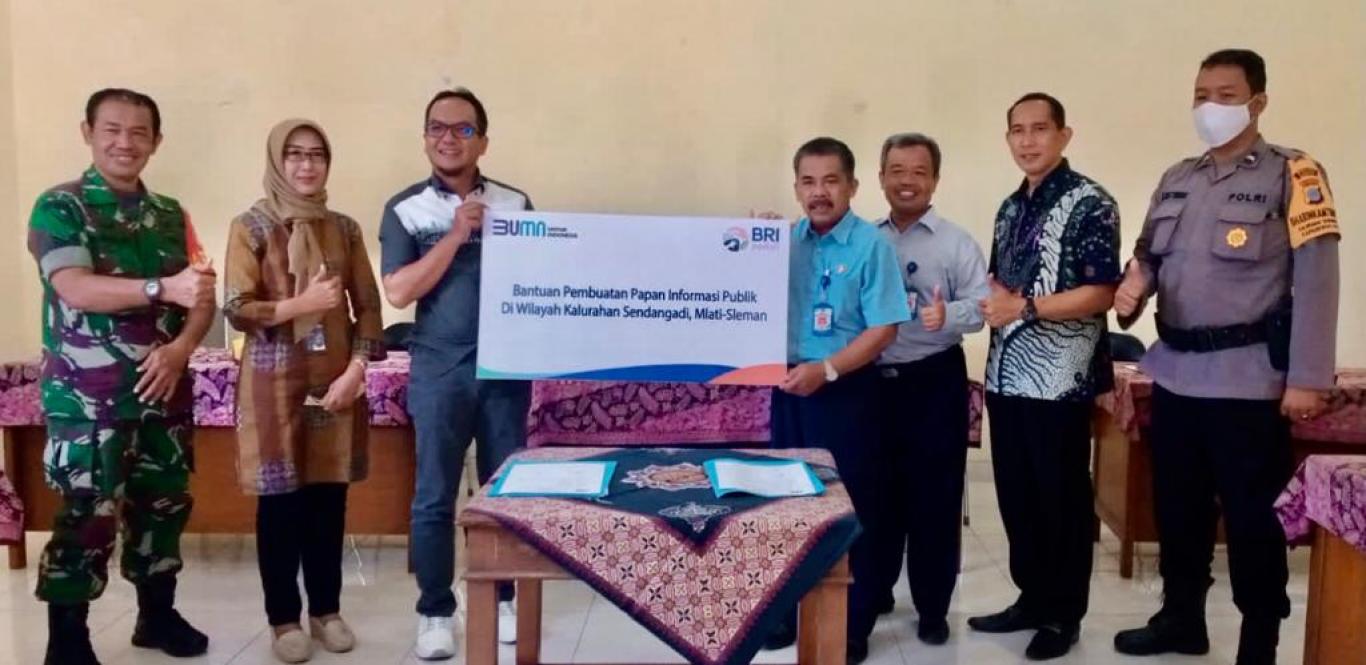 gambar_PEMERINTAH KALURAHAN SENDANGADI TERIMA BANTUAN CSR DARI BRI SLEMAN
