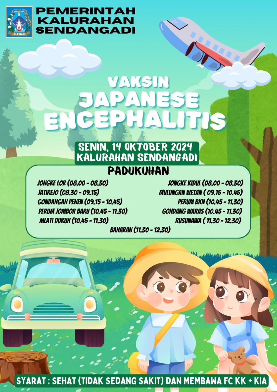 gambar_JADWAL VAKSINASI JAPANESE ENCEPHALITIS KALURAHAN SENDANGADI